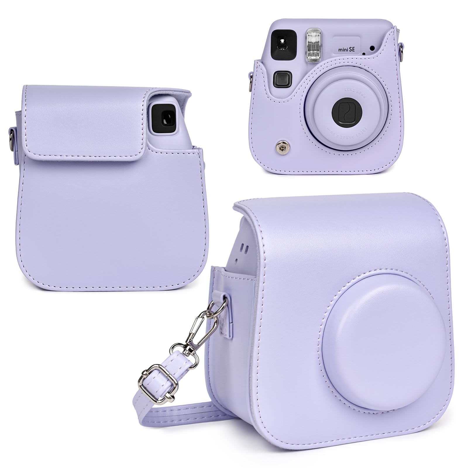 RIEIBI PU Leather Protective Case for Fujifilm Instax Instax Mini Camera Adjustable Shoulder Instax Mini Camera Case SE/7+ - Strap, SE/7+ Case, фіолетовий
RIEIBI PU Leather Protective Case for Fujifilm Instax Instax Mini Camera Adjustable Shoulder Instax Mini Camera Case SE/7+ - Strap, SE/7+ Case, фіолетовий