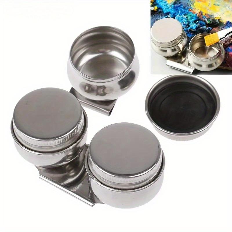 2 шт. Масленка Палитра Нержавеющая сталь Барабан Палитра для рисования Масленка для масляной краски Одинарное Двойное отверстие Ковш Принадлежности для художественной живописи 2pcs серебряный
2 шт. Масленка Палитра Нержавеющая сталь Барабан Палитра для рисования Масленка для масляной краски Одинарное Двойное отверстие Ковш Принадлежности для художественной живописи 2pcs серебряный