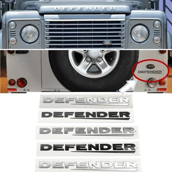 3D рельефные буквы из АБС-пластика Defender, задний багажник, задняя дверь, эмблема, наклейки, наклейки для Defender, аксессуары для стайлинга автомобилей
3D рельефные буквы из АБС-пластика Defender, задний багажник, задняя дверь, эмблема, наклейки, наклейки для Defender, аксессуары для стайлинга автомобилей