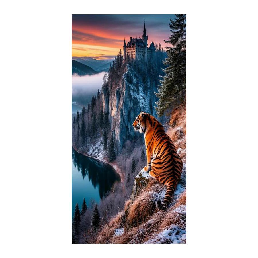 Mountain Tiger Castle Large Size Diamond Painting New Collection Wild Animals Diy Full Drill Rhinestone Embroidery Mosaic Cross Stitch Kits Square drill 30x60cm
Mountain Tiger Castle Large Size Diamond Painting New Collection Wild Animals Diy Full Drill Rhinestone Embroidery Mosaic Cross Stitch Kits Square drill 30x60cm