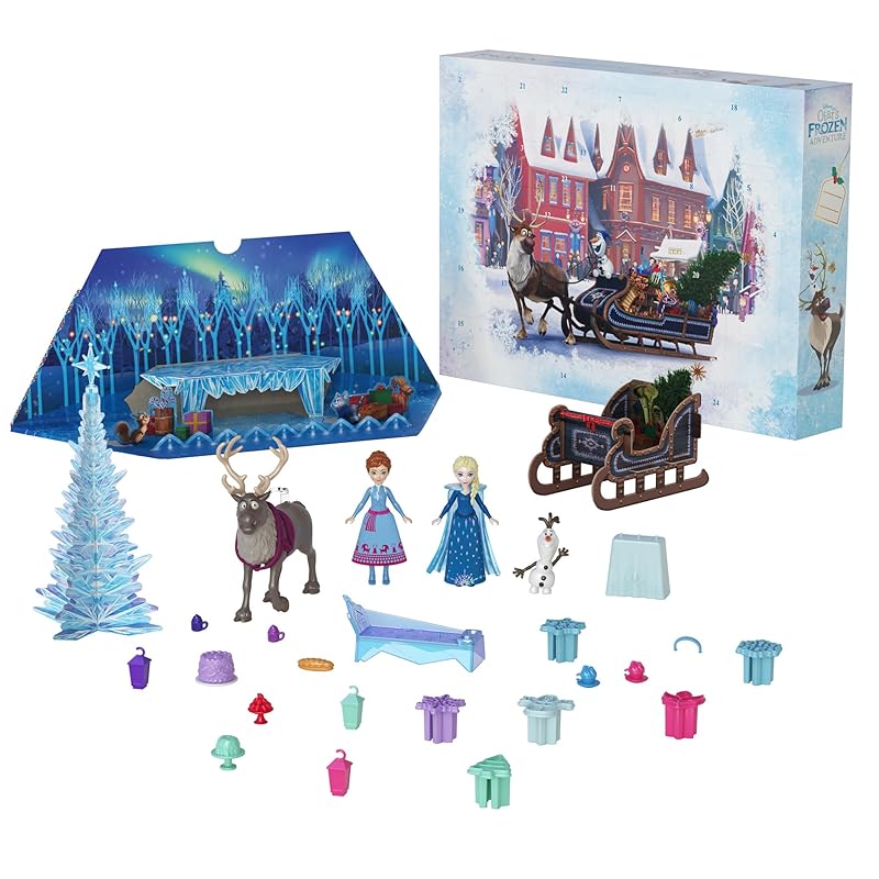 Disney/Frozen advent calendar Christmas in Arendelle mini doll Dress up doll/house Play house/pretend play From 3 years old blue HWX20
Disney/Frozen advent calendar Christmas in Arendelle mini doll Dress up doll/house Play house/pretend play From 3 years old blue HWX20