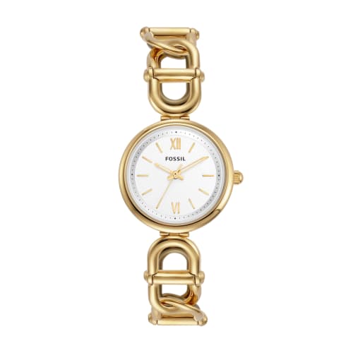 CARLIE Three-Hand Gold-Tone Stainless Steel Watch
CARLIE Three-Hand Gold-Tone Stainless Steel Watch