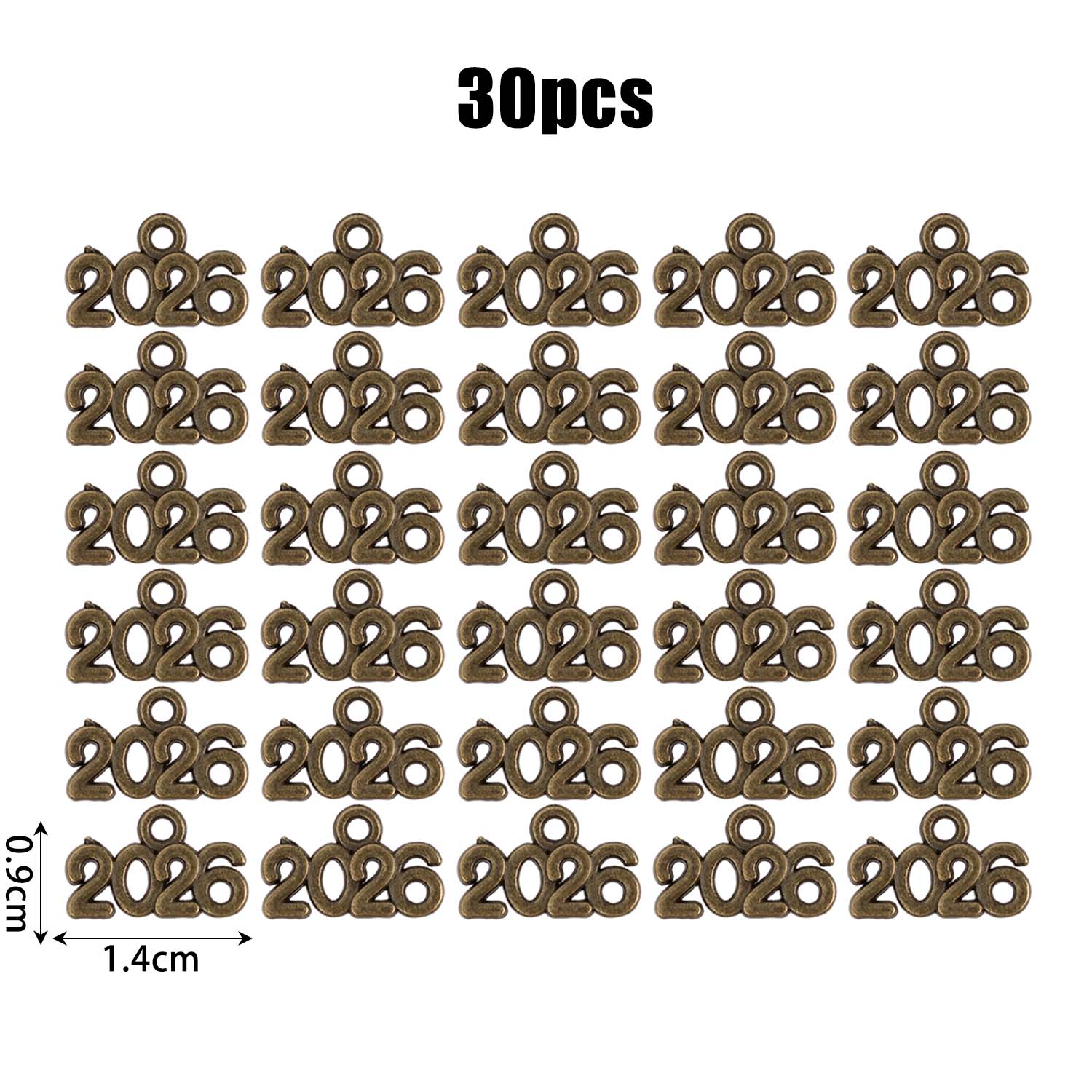 30/60/120pcs New Mixed Alloy Digital 2026 Small Charms Pendant Keychains Making Tools Earrings DlY Handmade Jewelry Accessories
30/60/120pcs New Mixed Alloy Digital 2026 Small Charms Pendant Keychains Making Tools Earrings DlY Handmade Jewelry Accessories