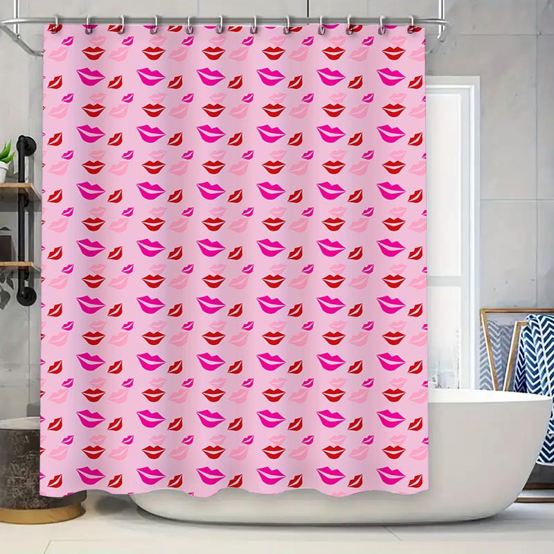Patterned Shower Curtains With Bold Lip Prints Modern Bath Decorations For Home Bathroom Accessories W60H190(CM)-1 Pcs
Patterned Shower Curtains With Bold Lip Prints Modern Bath Decorations For Home Bathroom Accessories W60H190(CM)-1 Pcs
