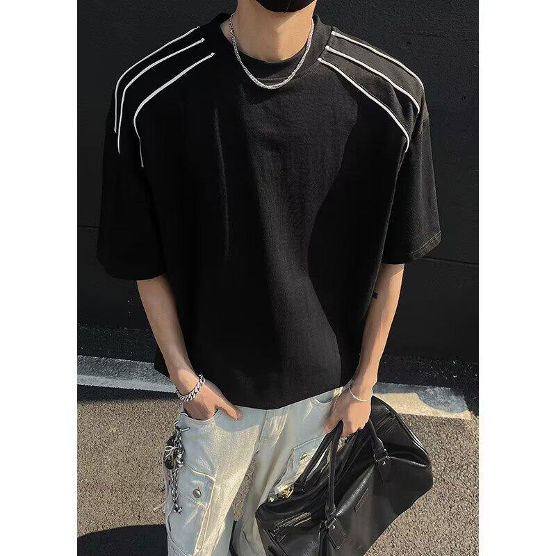 Men s 2026 Trendy Streetwear: Shoulder Pad Heavyweight Short Sleeve T-Shirt L чёрный
Men s 2026 Trendy Streetwear: Shoulder Pad Heavyweight Short Sleeve T-Shirt L чёрный