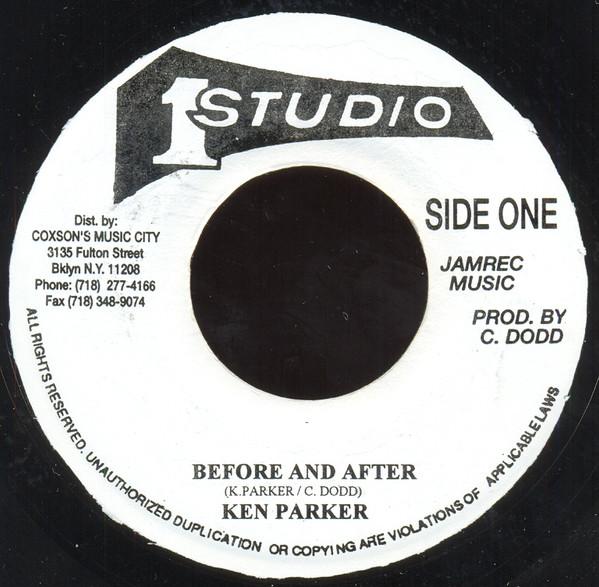 7inch Record KEN PARKER - Before And After NONE Studio One Jamaica Reggae, Ska & Dub Used
7inch Record KEN PARKER - Before And After NONE Studio One Jamaica Reggae, Ska & Dub Used
