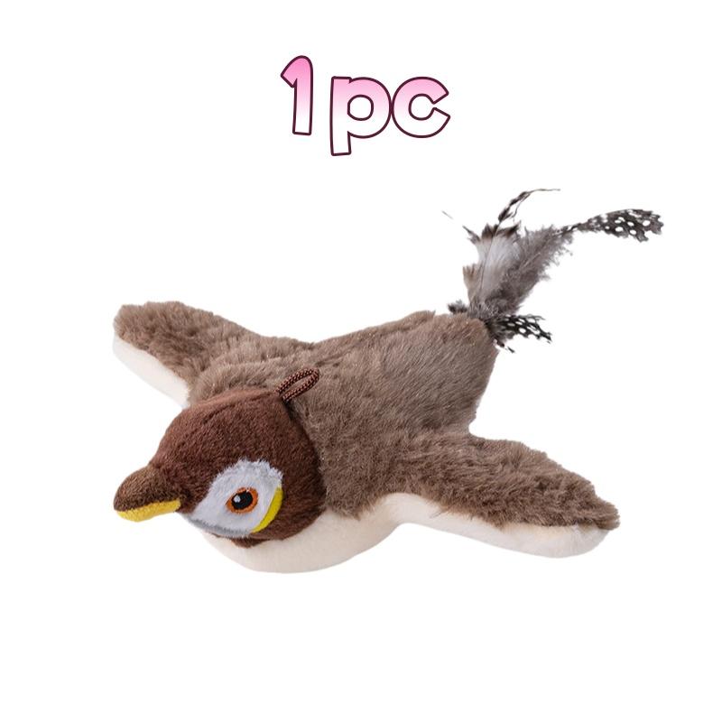 Hot Rechargeable Interactive Simulated Bird Cat Toy Touch Activated Chirping Flapping No Flying Plush Pet Toy for Cats Dogs 1pc
Hot Rechargeable Interactive Simulated Bird Cat Toy Touch Activated Chirping Flapping No Flying Plush Pet Toy for Cats Dogs 1pc