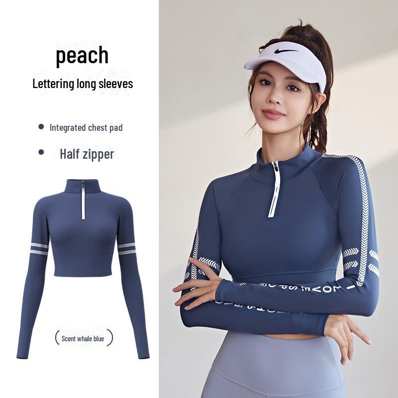 Високоеластичні спортивні топи Juyitang з принтами літер - одяг для йоги та фітнесу для бігу S
Високоеластичні спортивні топи Juyitang з принтами літер - одяг для йоги та фітнесу для бігу S