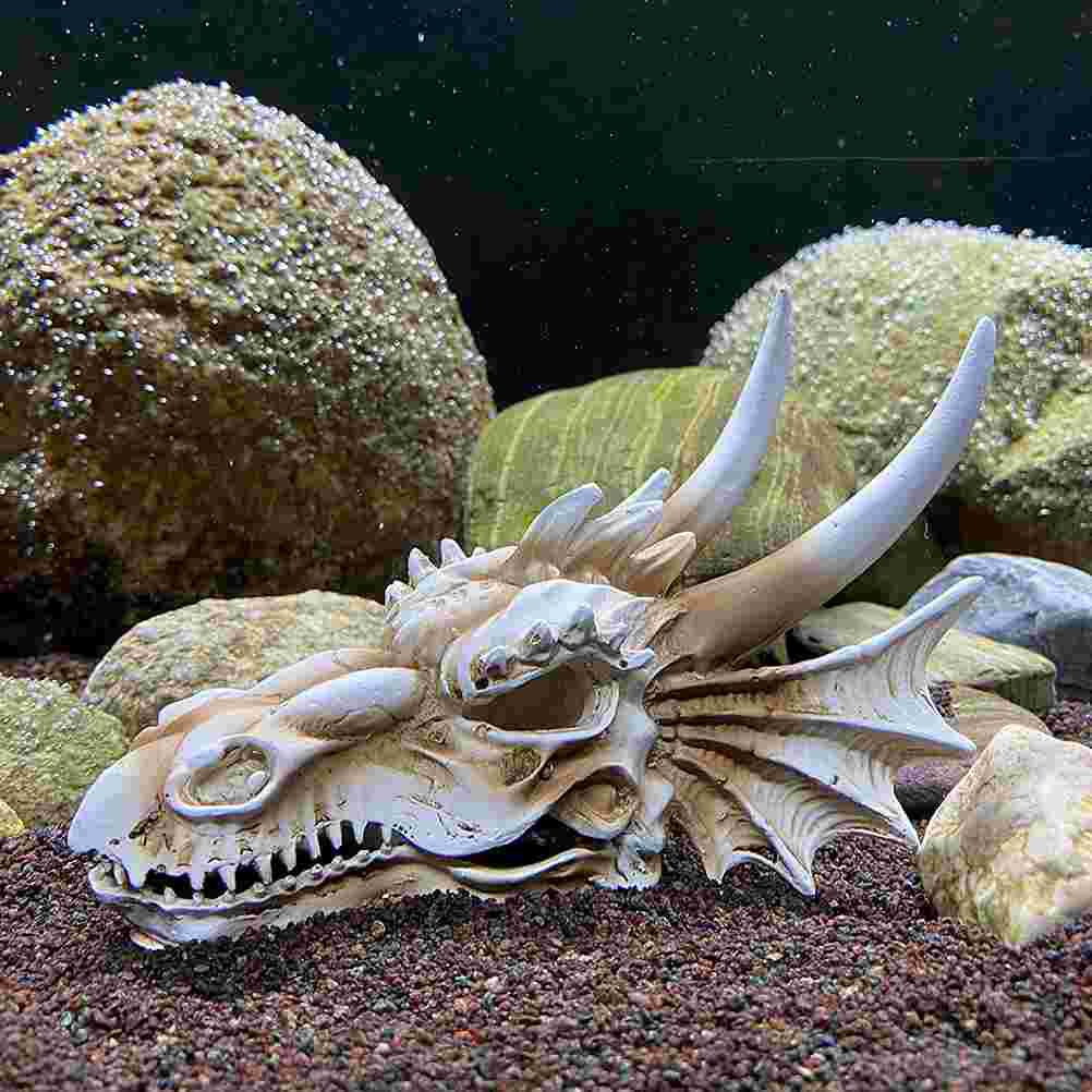 Dinosaur Skull Ornament Fish Tank Accessories Leopard Gecko Resin Aquarium Decor 14x9.5cm
Dinosaur Skull Ornament Fish Tank Accessories Leopard Gecko Resin Aquarium Decor 14x9.5cm