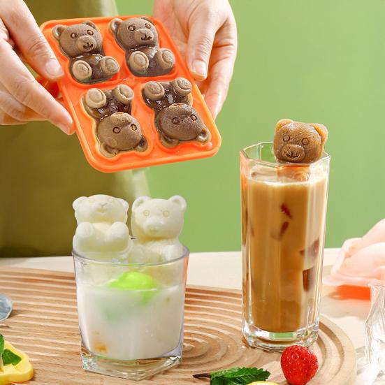 3Pcs Bear Shaped Ice Cube Trays Food-Grade Silicone Ice Mold for Whiskey Cocktails Coffee Juice Easy Release Creative Ice Cube Maker 3pcs
3Pcs Bear Shaped Ice Cube Trays Food-Grade Silicone Ice Mold for Whiskey Cocktails Coffee Juice Easy Release Creative Ice Cube Maker 3pcs