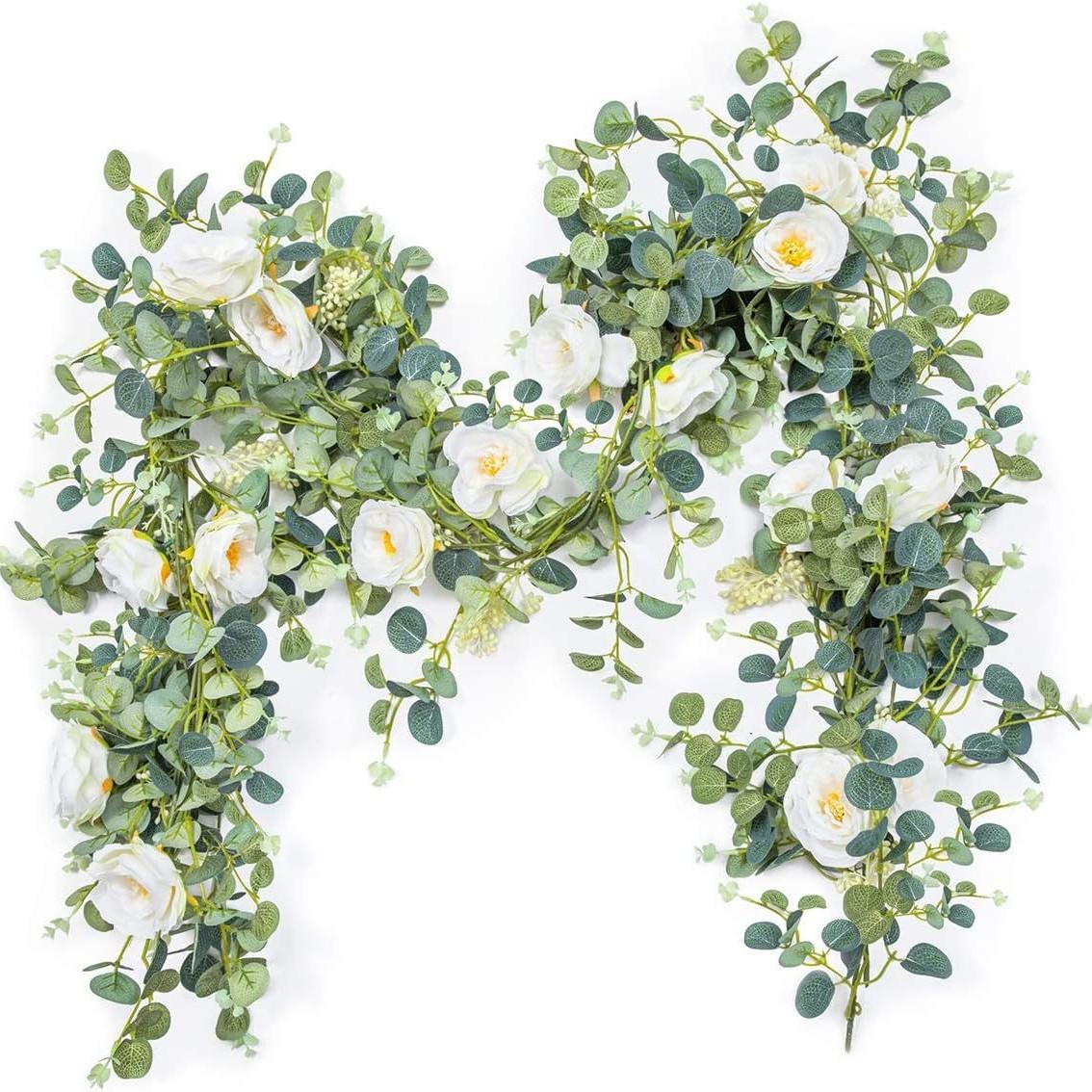 Simulation Camellia Rattan Wedding Office Home Garden Decoration Artificial Simulation Eucalyptus Leaf Rattan
Simulation Camellia Rattan Wedding Office Home Garden Decoration Artificial Simulation Eucalyptus Leaf Rattan