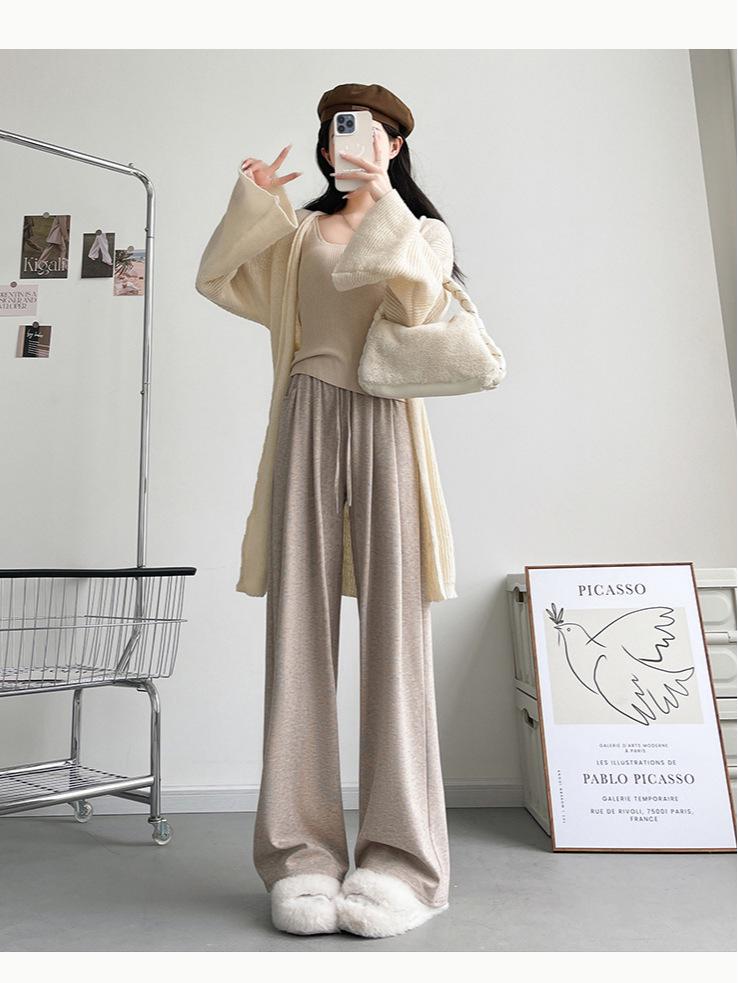 Slimming Loose Straight Leg Wide-Leg Autumn Winter Pants XXL
Slimming Loose Straight Leg Wide-Leg Autumn Winter Pants XXL