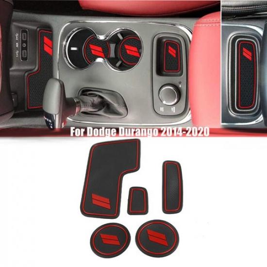 5pcs Red Anti-Slip Door Mats Gate Slot Mat Cup Pads For Dodge Durango 2014-
5pcs Red Anti-Slip Door Mats Gate Slot Mat Cup Pads For Dodge Durango 2014-