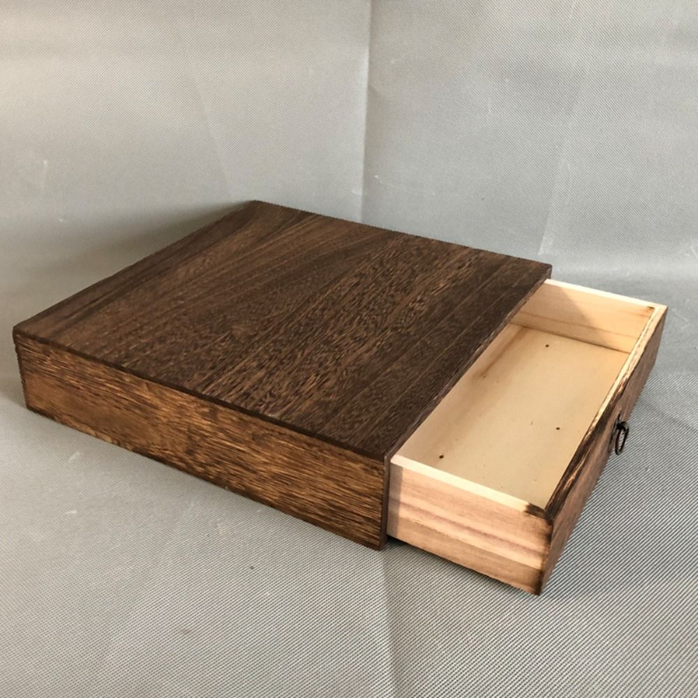 Drawer/Flip Type Retro Lockable Storage Box Dust-Proof Treasure Chest Jewelry Case Women Clamshell-type
Drawer/Flip Type Retro Lockable Storage Box Dust-Proof Treasure Chest Jewelry Case Women Clamshell-type