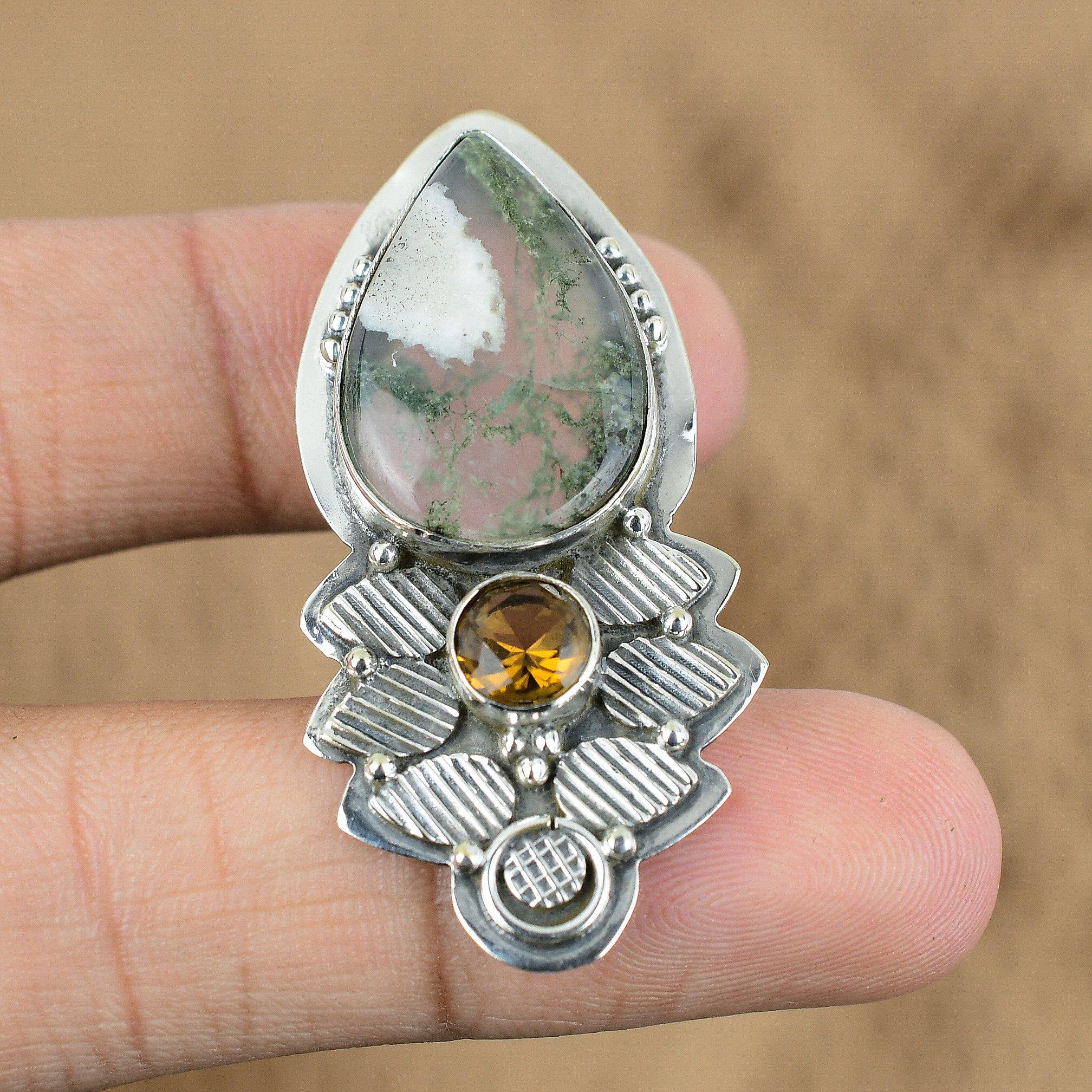 Natural Solar Moss Agate Gemstone Pendant 925 Sterling Silver Jewelry For Women
Natural Solar Moss Agate Gemstone Pendant 925 Sterling Silver Jewelry For Women