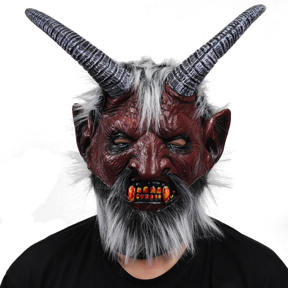 Fallen Angel Satan Demon Human Face Lucifer Mask Horror Devil Sheep Horn Headgear Halloween Decoration червоний
Fallen Angel Satan Demon Human Face Lucifer Mask Horror Devil Sheep Horn Headgear Halloween Decoration червоний