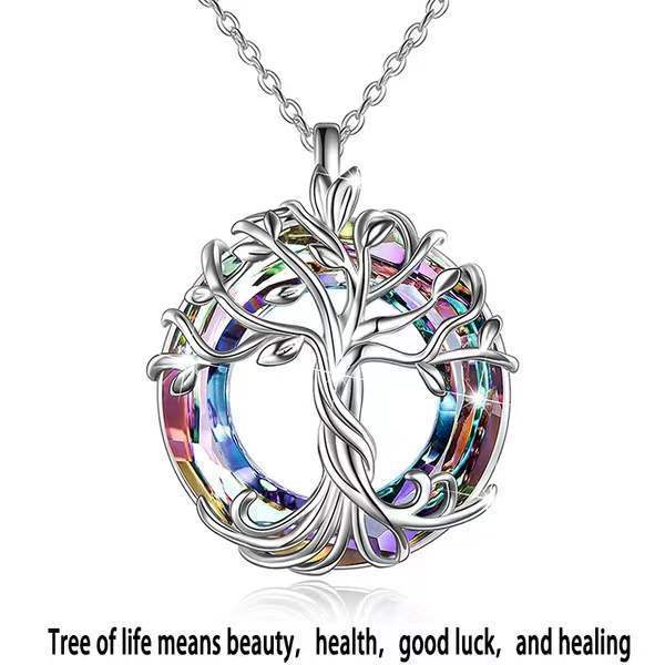 Exquisite Personality Hollowed-out Tree of Life Red Bird Pendant Necklace for Women Family Collar Jewelry Gifts of Love Gift
Exquisite Personality Hollowed-out Tree of Life Red Bird Pendant Necklace for Women Family Collar Jewelry Gifts of Love Gift