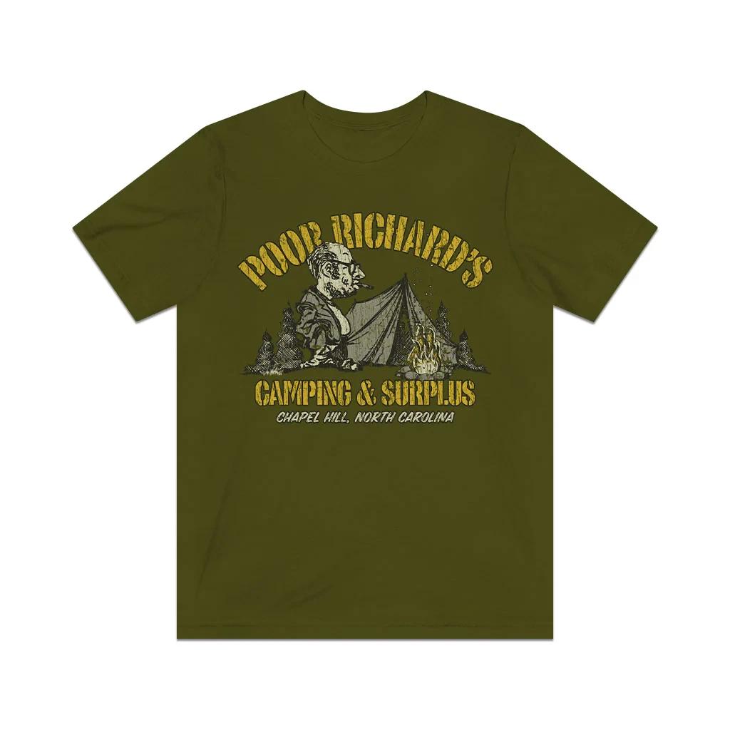 Poor Richard’s Camping & Surplus 1968 Vintage Men s T shirt M
Poor Richard’s Camping & Surplus 1968 Vintage Men s T shirt M