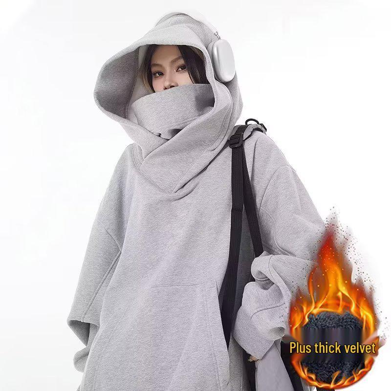 Men s Oversized Black Warrior Hoodie: Autumn/Winter High-Collar Functional Jacket Large
Men s Oversized Black Warrior Hoodie: Autumn/Winter High-Collar Functional Jacket Large