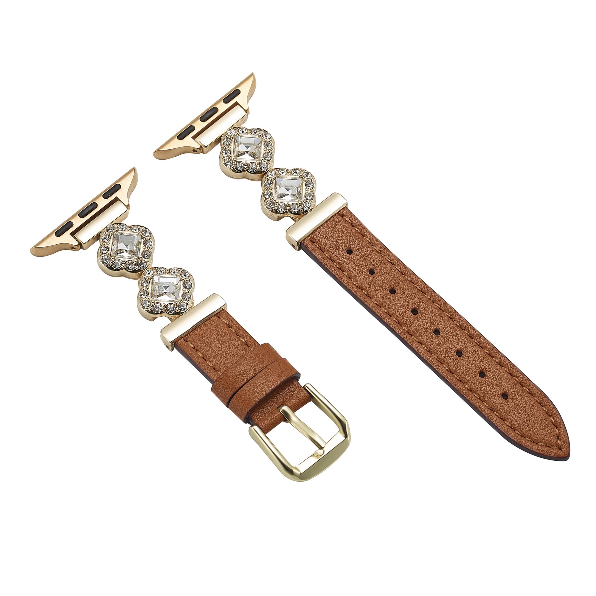 Для Apple Watch Series 10 42 мм/9 8 7 41 мм/SE (2023) SE (2022) SE 6 5 4 40мм/3 2 1 38мм Ремешок для часов с декором из страз Brown
Для Apple Watch Series 10 42 мм/9 8 7 41 мм/SE (2023) SE (2022) SE 6 5 4 40мм/3 2 1 38мм Ремешок для часов с декором из страз Brown