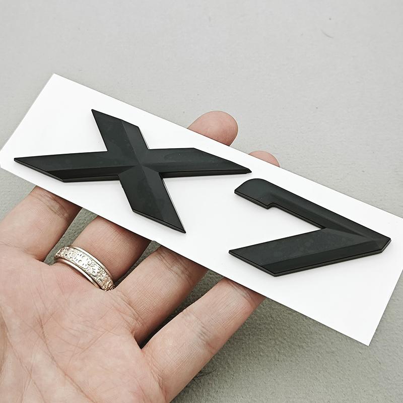 3D ABS Chrome Black Car Letters Logo X7 XDrive 40i Rear Trunk Badge Side Door Emblem For BMW X7 G07 Sticker Exterior Accessories
3D ABS Chrome Black Car Letters Logo X7 XDrive 40i Rear Trunk Badge Side Door Emblem For BMW X7 G07 Sticker Exterior Accessories