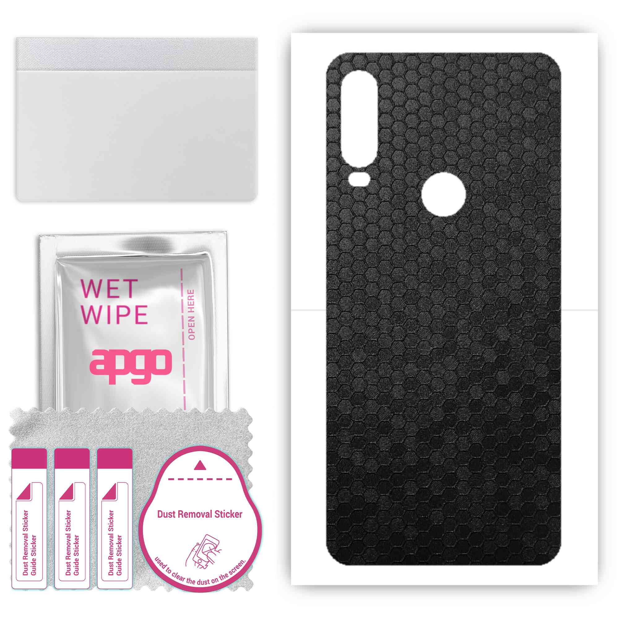 Apgo Protective Skin Sticker для задньої панелі, сумісний з Alcatel 1S (2020), Обгортка плівка, фольга, вініл – візерунок у чорних сотах
Apgo Protective Skin Sticker для задньої панелі, сумісний з Alcatel 1S (2020), Обгортка плівка, фольга, вініл – візерунок у чорних сотах