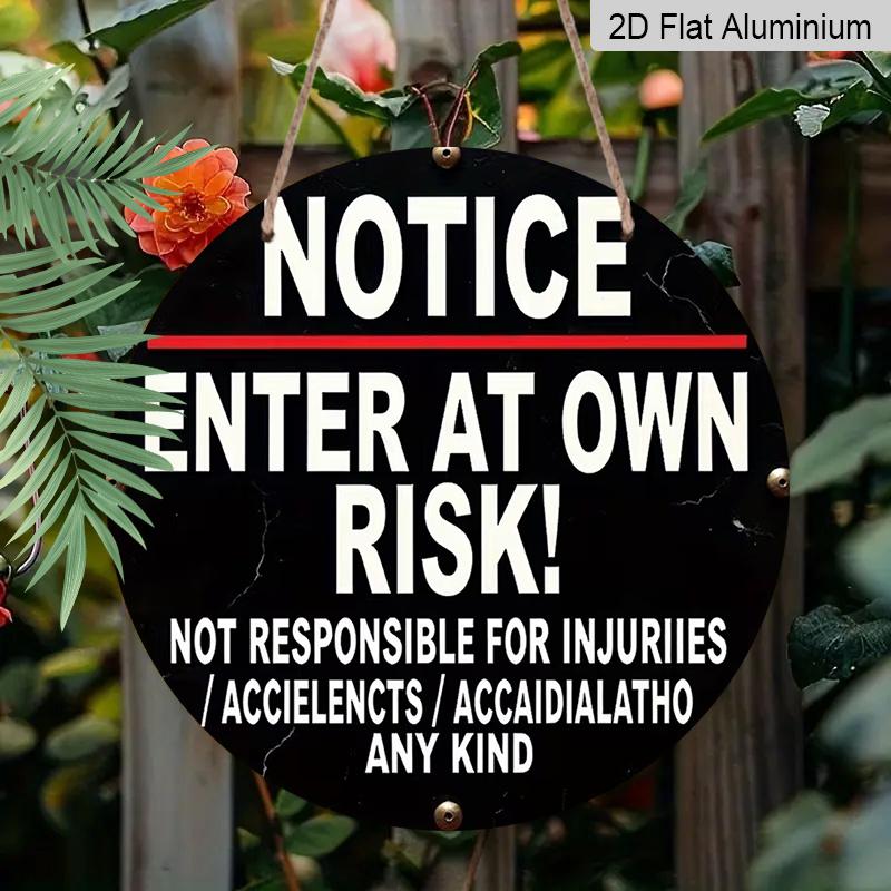 2D Flat Aluminum Vintage Warning Sign Style Wall Decor, 7.87 Inches X 7.87 Inches. Suitable for Cafes, Outdoor, Workshops, Caves, Entrances, Bars 1pc
2D Flat Aluminum Vintage Warning Sign Style Wall Decor, 7.87 Inches X 7.87 Inches. Suitable for Cafes, Outdoor, Workshops, Caves, Entrances, Bars 1pc