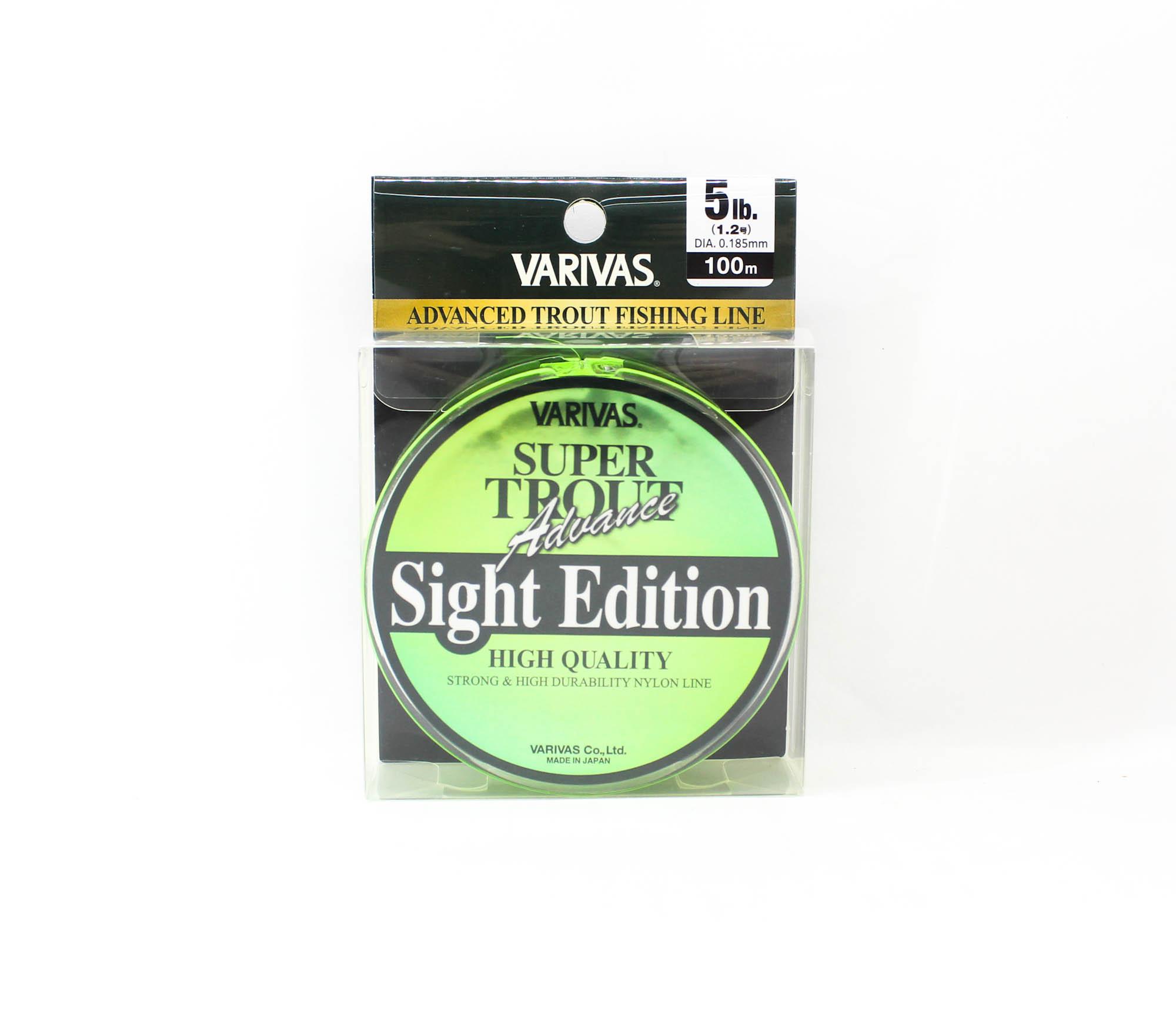 Varivas Nylon Super Trout Advance Sight Edition Line 100m 5lb (6907) зеленый лайм
Varivas Nylon Super Trout Advance Sight Edition Line 100m 5lb (6907) зеленый лайм