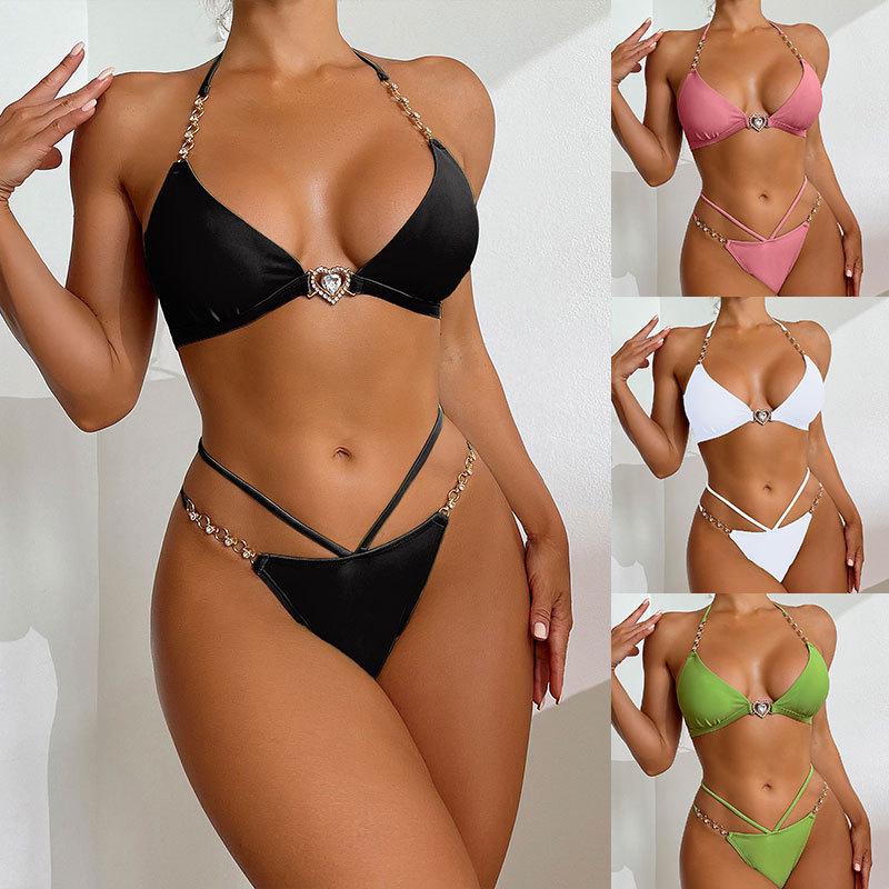 2025 Multicolor Chain Three-Point Bikini: Women s Sexy High-Waist Lace-Up Swimsuit Small червоний
2025 Multicolor Chain Three-Point Bikini: Women s Sexy High-Waist Lace-Up Swimsuit Small червоний