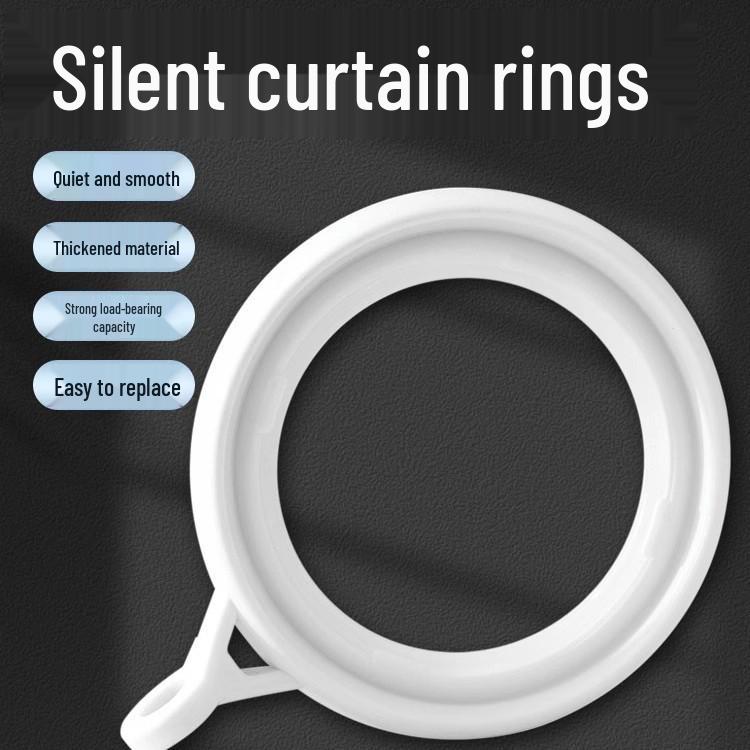 Silent Roman Rod Curtain Rings - Thickened Nano Buckles for Universal Curtain Hanging White 3.5cm Diameter, 20 pcs
Silent Roman Rod Curtain Rings - Thickened Nano Buckles for Universal Curtain Hanging White 3.5cm Diameter, 20 pcs