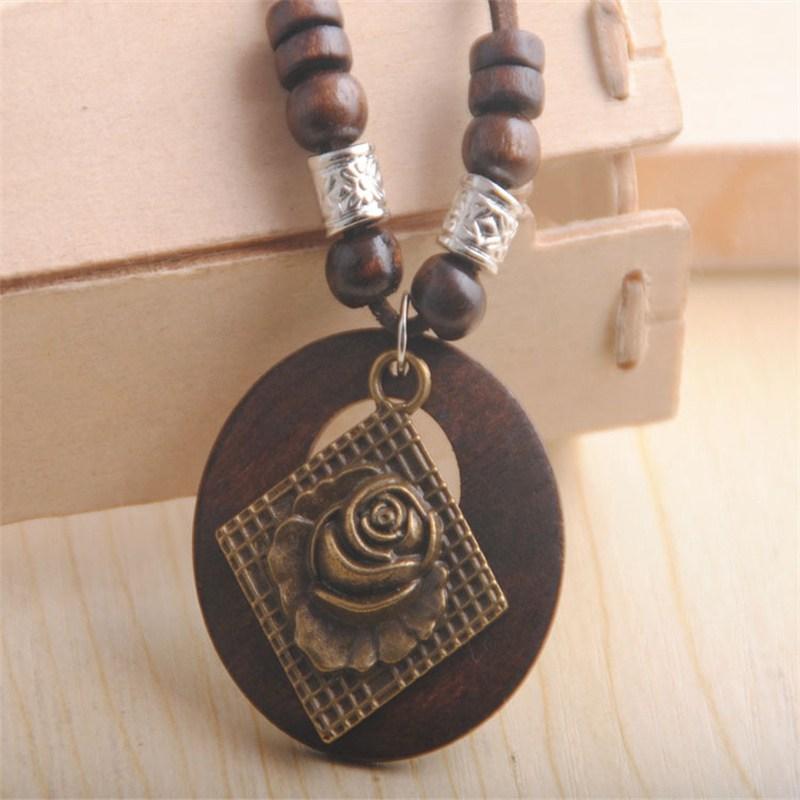 Pendant Necklace Long Sweater Rope Chain Wholesale Cotton Linen Retro Wood Necklace Gift Necklace Female Accessories Ethnic Style
Pendant Necklace Long Sweater Rope Chain Wholesale Cotton Linen Retro Wood Necklace Gift Necklace Female Accessories Ethnic Style