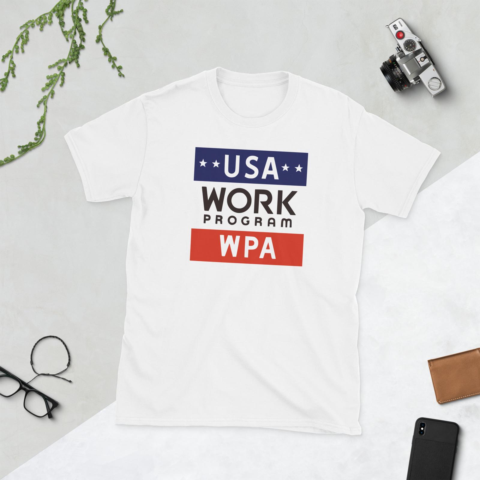 Works Progress Administration Vintage Unisex T-Shirt Mens Womens Tees Top XL
Works Progress Administration Vintage Unisex T-Shirt Mens Womens Tees Top XL