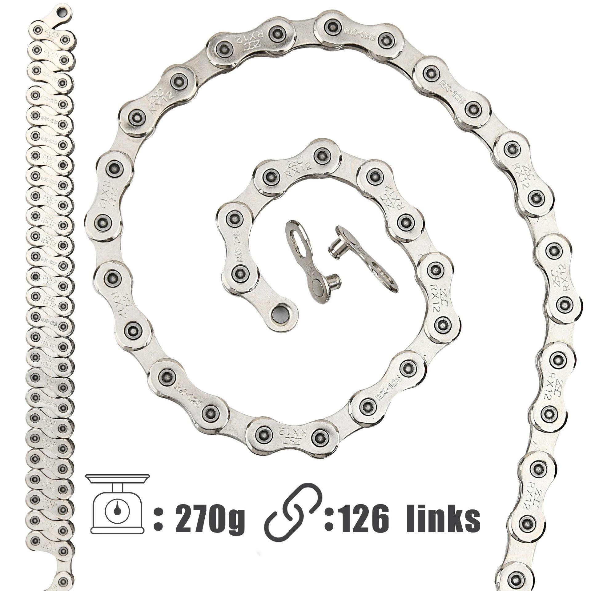 12 Speed Variable Chain Mountain Bike Road Universal Bicycle Gold Silver Seven Color Rust Proof
12 Speed Variable Chain Mountain Bike Road Universal Bicycle Gold Silver Seven Color Rust Proof