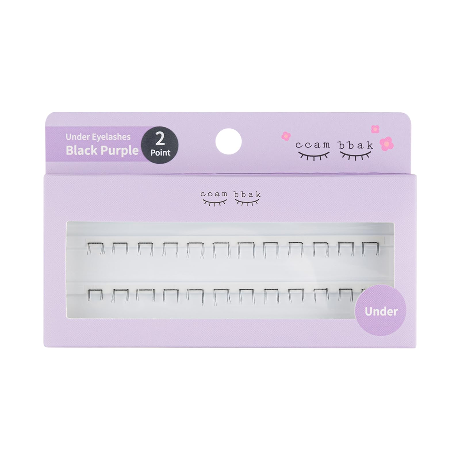 CAMBBAK Eyelash Extensions (Partial, 8mm-12mm) - Semi-Permanent, Idol-Style, Natural, Popular DIY False Eyelashes (Under (Black), 2 Point)
CAMBBAK Eyelash Extensions (Partial, 8mm-12mm) - Semi-Permanent, Idol-Style, Natural, Popular DIY False Eyelashes (Under (Black), 2 Point)