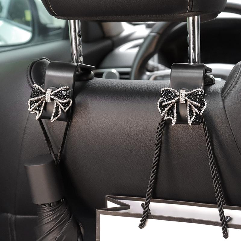 Cute Safety Seat Hooks Vehicle Head Holder Organizer Grocery Hanger Bag Car Accessories Dimond Bow Hooks Storage Supplies
Cute Safety Seat Hooks Vehicle Head Holder Organizer Grocery Hanger Bag Car Accessories Dimond Bow Hooks Storage Supplies