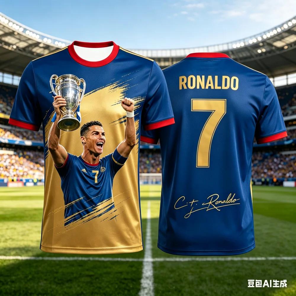 New 2026 Ronaldo Fan Edition Soccer Jersey Kids Quick Dry Breathable 3D Print Football Shirt Summer Outdoor Sports T Shirt XXS
New 2026 Ronaldo Fan Edition Soccer Jersey Kids Quick Dry Breathable 3D Print Football Shirt Summer Outdoor Sports T Shirt XXS
