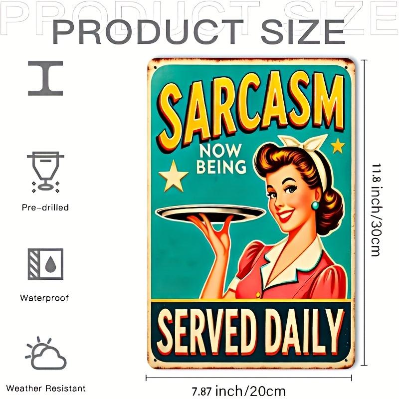 Vintage Style Iron Tin Sign Retro PinUp Sarcasm Art Kitchen Wall Decor Metal Plaque Home Decoration Mothers Day Perfect Gift 20x30cm(7.8x11.8inch)
Vintage Style Iron Tin Sign Retro PinUp Sarcasm Art Kitchen Wall Decor Metal Plaque Home Decoration Mothers Day Perfect Gift 20x30cm(7.8x11.8inch)