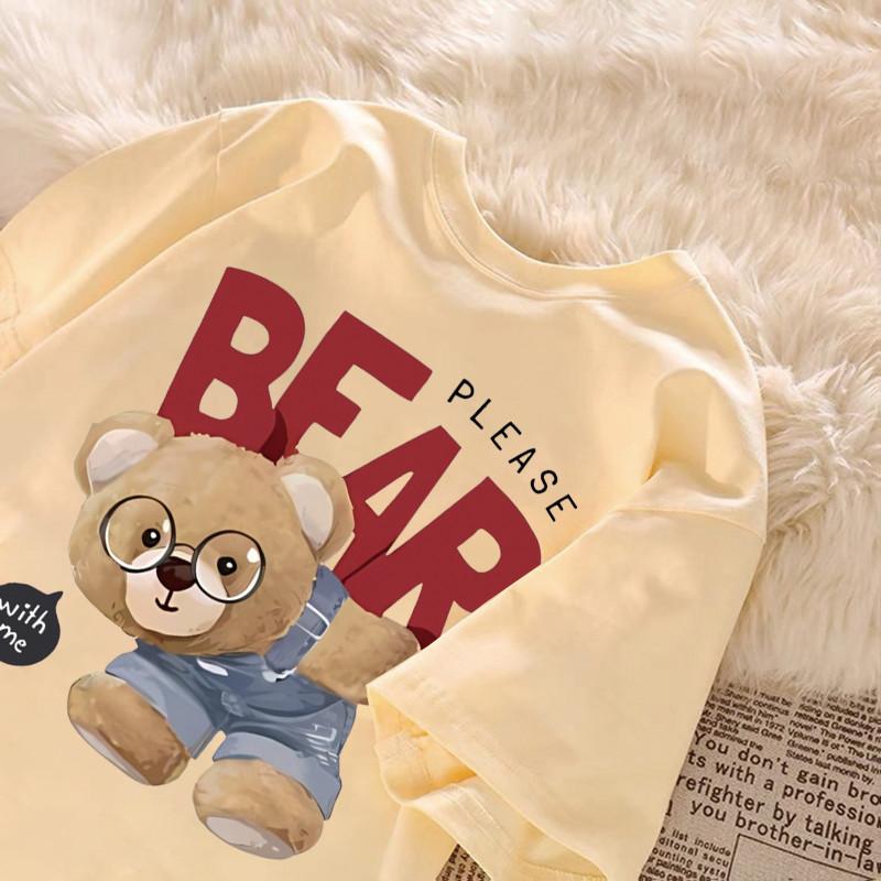Summer Japanese Cartoon Fashion Retro Trend Fun Cute Overalls Bear Print Fashion Couple Loose Casual Tshirt Top 4XL
Summer Japanese Cartoon Fashion Retro Trend Fun Cute Overalls Bear Print Fashion Couple Loose Casual Tshirt Top 4XL