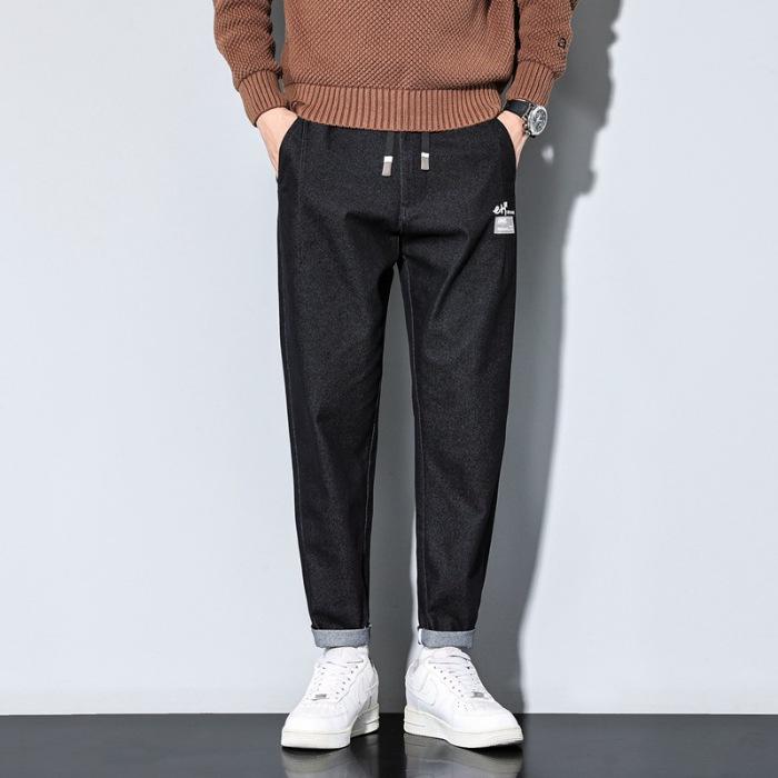 Мужская эластичная спортивная рабочая одежда: Свободные всесезонные брюки с манжетами 36 чёрный
Мужская эластичная спортивная рабочая одежда: Свободные всесезонные брюки с манжетами 36 чёрный