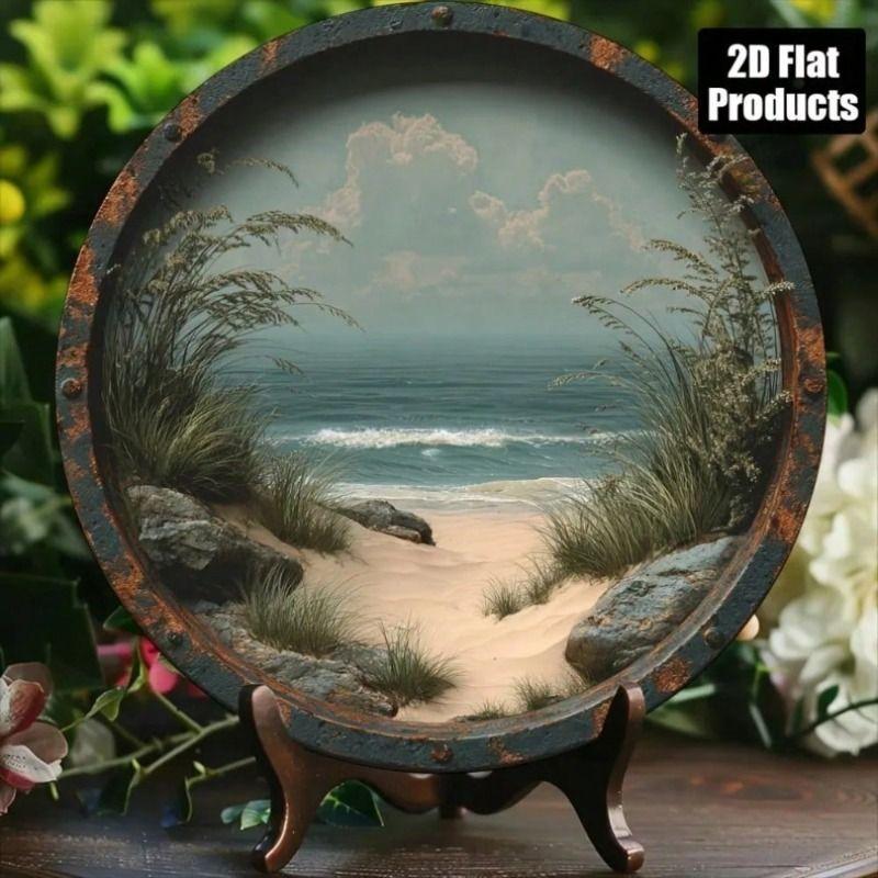 Vintage Metal Wall Sign 8x8 Inch Beach Sea View For Kitchen
Vintage Metal Wall Sign 8x8 Inch Beach Sea View For Kitchen