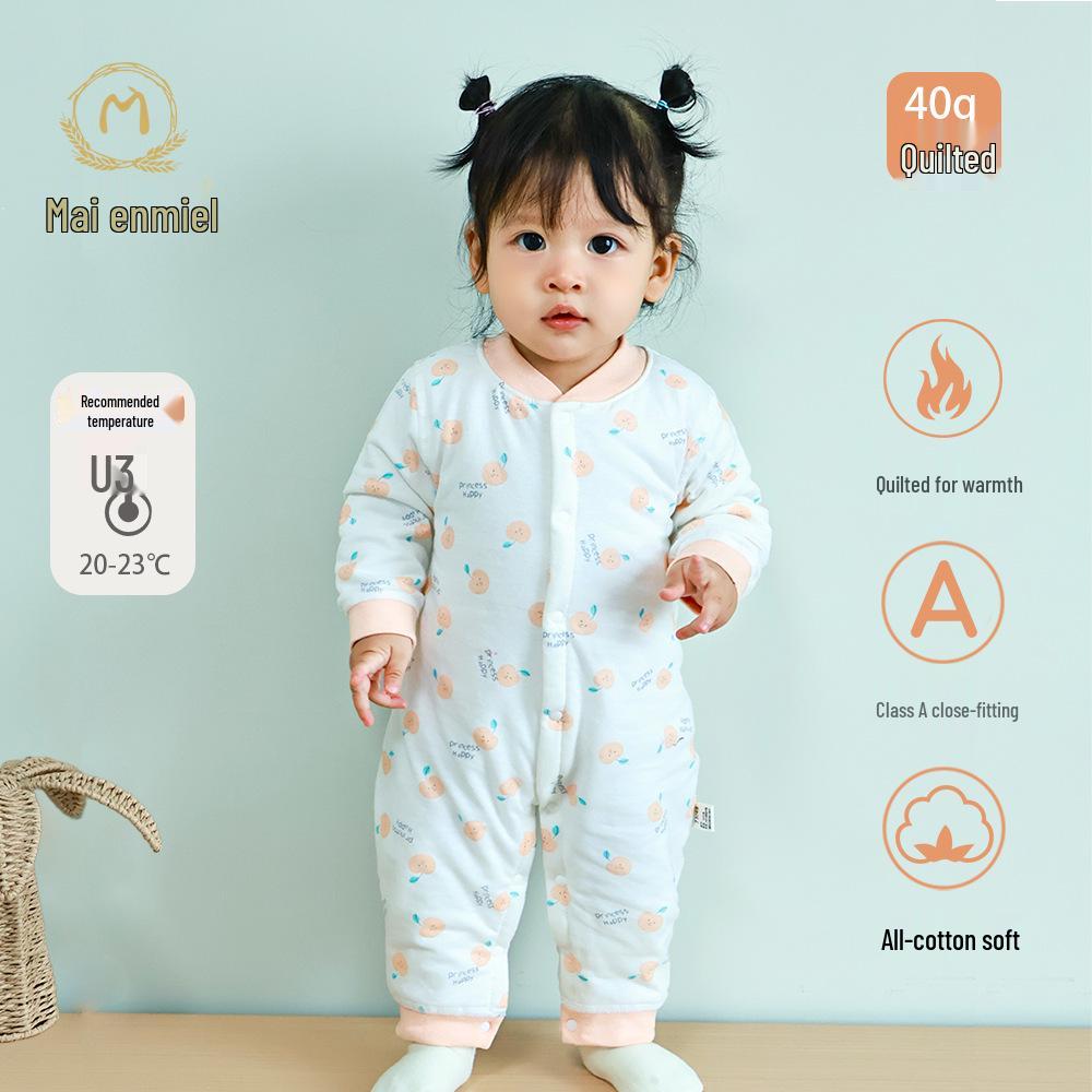 Maienmier Baby Romper - 40g Padded Cotton, Warm Autumn/Winter Newborn Crawling Suit, Class A. 66 cm
Maienmier Baby Romper - 40g Padded Cotton, Warm Autumn/Winter Newborn Crawling Suit, Class A. 66 cm