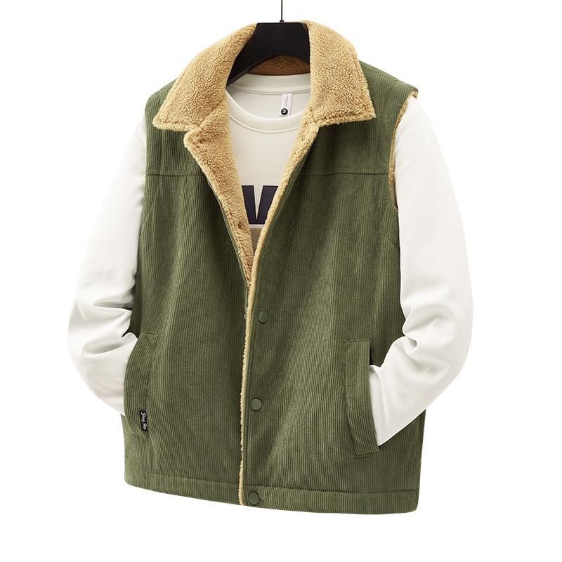 New Autumn and Winter Corduroy Vest for Men, Thick Standing Collar, Large Size,Camisole,Workwear,Vest,Warm Cotton Jacket for Men M
New Autumn and Winter Corduroy Vest for Men, Thick Standing Collar, Large Size,Camisole,Workwear,Vest,Warm Cotton Jacket for Men M