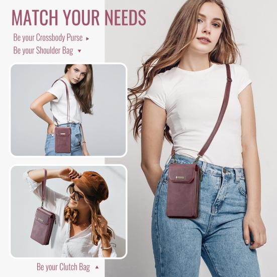 Women Shoulder Bag Anti-drop Adjustable And Detachable Strap Faux Leather Multi Slots розовый
Women Shoulder Bag Anti-drop Adjustable And Detachable Strap Faux Leather Multi Slots розовый