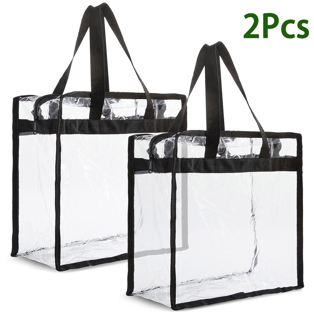 2Pcs Clear Tote Bags with Zipper Large Capacity Transparent Shoulder Bag Multipurpose Transparent Totes for Work School Gym
2Pcs Clear Tote Bags with Zipper Large Capacity Transparent Shoulder Bag Multipurpose Transparent Totes for Work School Gym