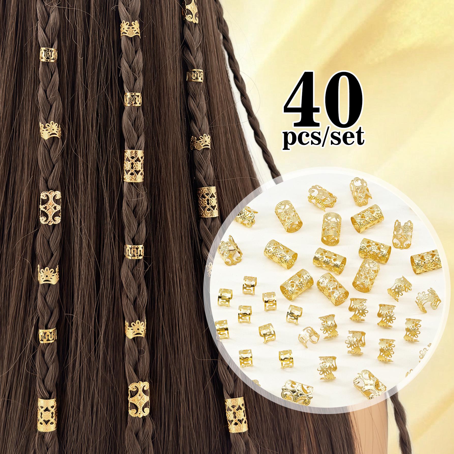 40-Piece Hair Rings - Trendy European & American Styles золотой
40-Piece Hair Rings - Trendy European & American Styles золотой