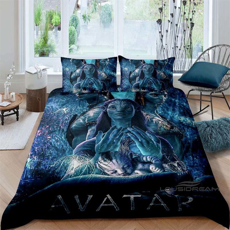 The Avatar: The Way of Water Print Bedding Set Includes 1 Duvet Cover and 2 Pillowcases, Offering Luxurious Comfort. 135X200cm
The Avatar: The Way of Water Print Bedding Set Includes 1 Duvet Cover and 2 Pillowcases, Offering Luxurious Comfort. 135X200cm