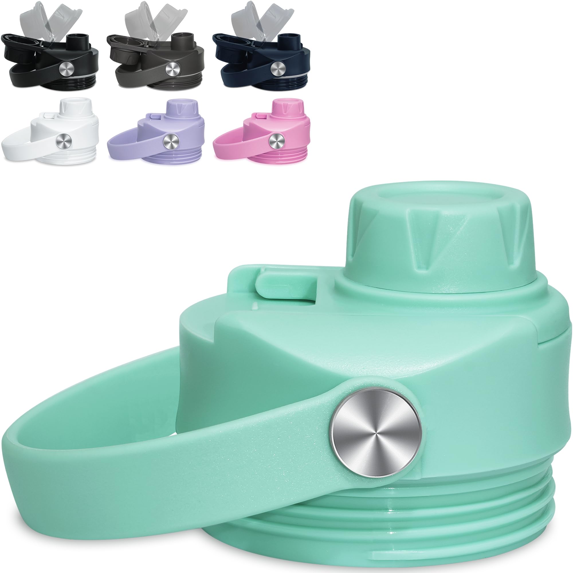 Chug Lid for YETI Rambler Lid Replacement - 12 18 26 36 64 oz and Jr. 12 oz Kids Bottle Cap Top Removable Gasket Easy to Clean, зелений
Chug Lid for YETI Rambler Lid Replacement - 12 18 26 36 64 oz and Jr. 12 oz Kids Bottle Cap Top Removable Gasket Easy to Clean, зелений