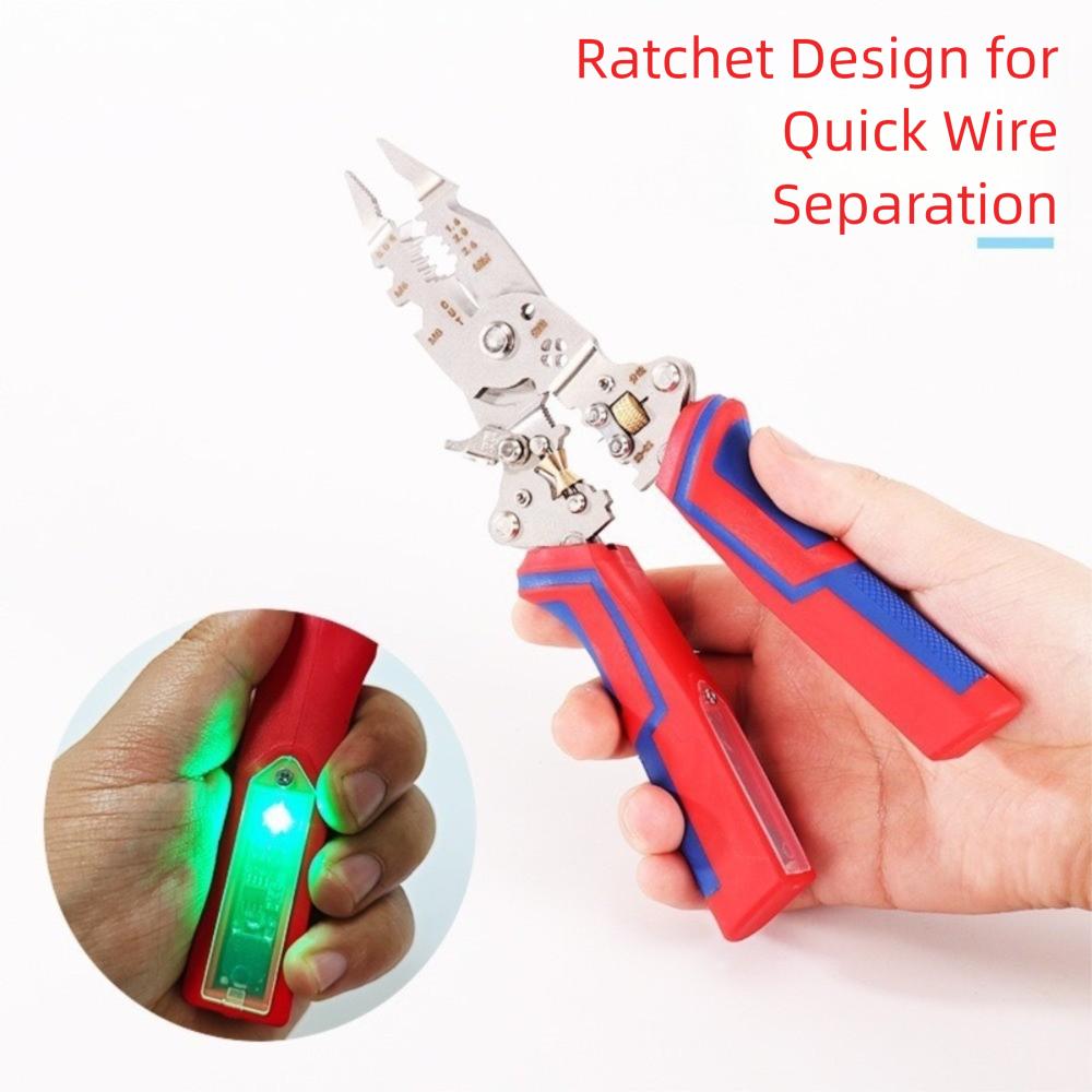 13 in 1 Voltage Tester Plier with Anti Slip Handle Electrician Crimpe Plier Hand Tools
13 in 1 Voltage Tester Plier with Anti Slip Handle Electrician Crimpe Plier Hand Tools