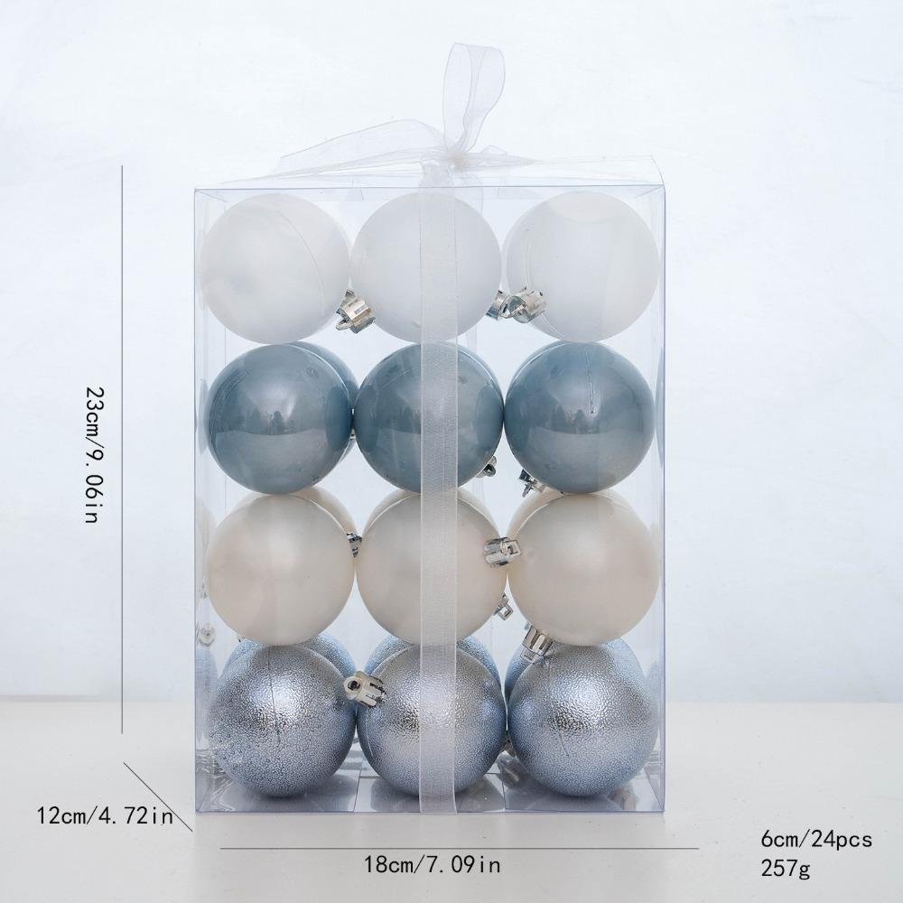 24pcs/set Fashion Plastic Christmas Ball Set 6cm Multicolor Xmas Ornament Ball Suspensable Christmas Tree Balls Home 1.5cm
24pcs/set Fashion Plastic Christmas Ball Set 6cm Multicolor Xmas Ornament Ball Suspensable Christmas Tree Balls Home 1.5cm