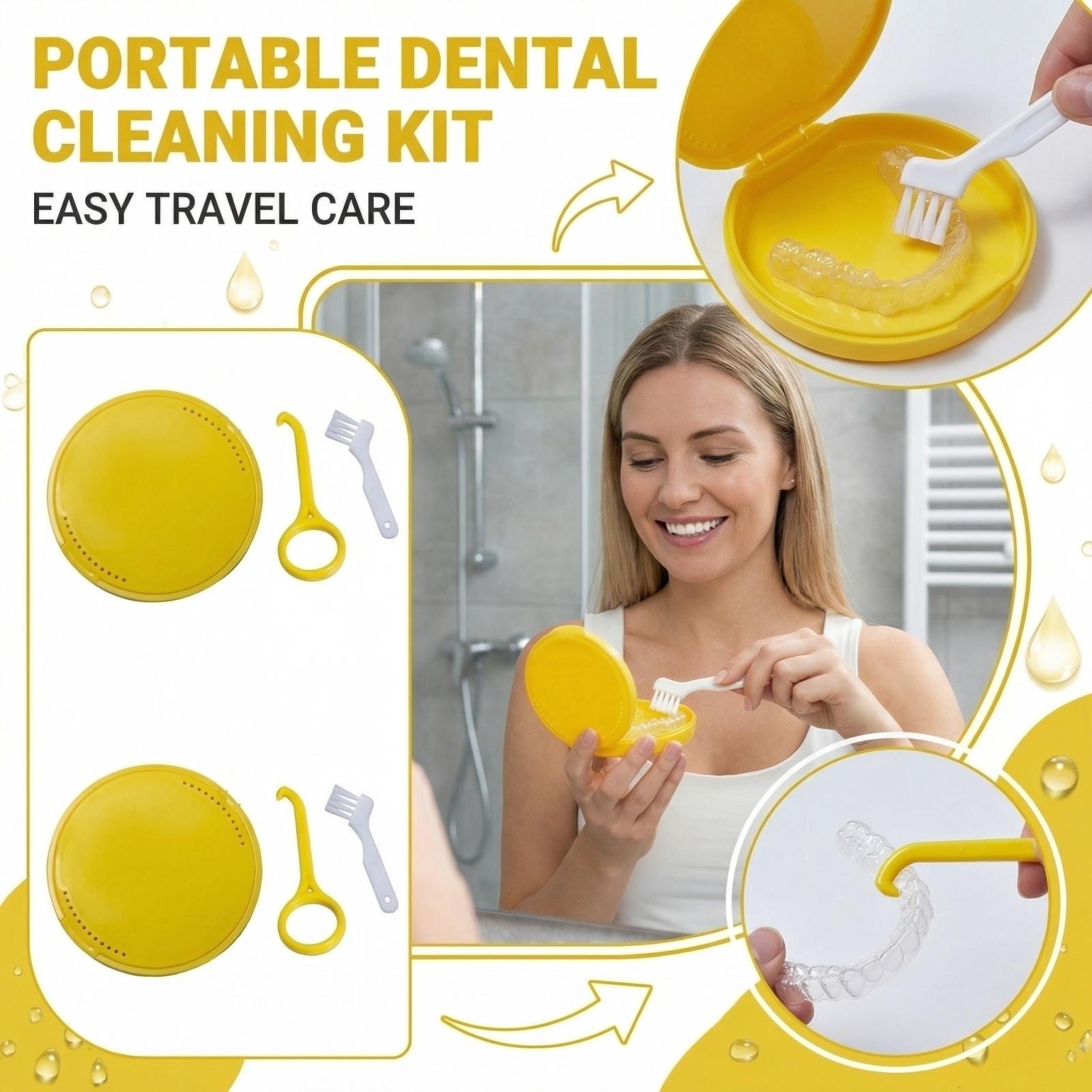 Portable Braces Cleaning Box Denture Cleaner Portable Teeth Box One Size жовтий
Portable Braces Cleaning Box Denture Cleaner Portable Teeth Box One Size жовтий